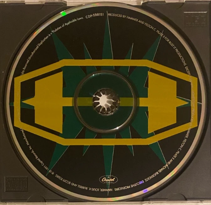 Hammer – Too Legit To Quit CD Club Edition 1994 MC Hammer - Image 3 of 3