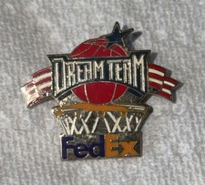 Nice Olympic Pin Atlanta 1996 Collection - USA Basketball Dream Team -Fedex
