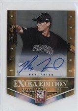 2012 Elite Extra Edition Status Gold Die-Cut Signatures 2/5 Max Fried Auto 5yd