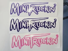 MINITRUCKIN decal sticker 8.5x2.5
