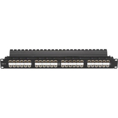 BlackBox JPM820AHD Cat6 48-Port Feed-through Patch Panel 1U