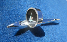1958 1959 Ford Thunderbird Fender Ornament Shinny Chrome Oem Fomoco B9sb-16a046a