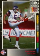 1992 Wild Card WLAF Football Trading Cards Pick From List