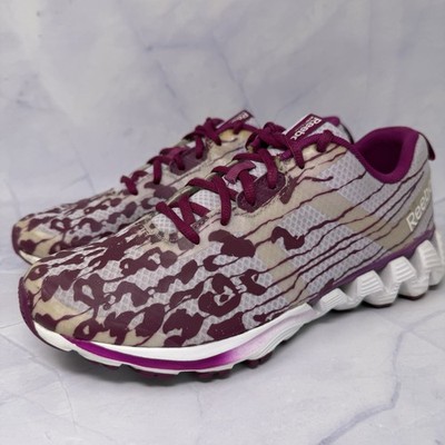 Reebok Womens Zigtech V61962 Purple Running Shoes Sneakers Size 10 M