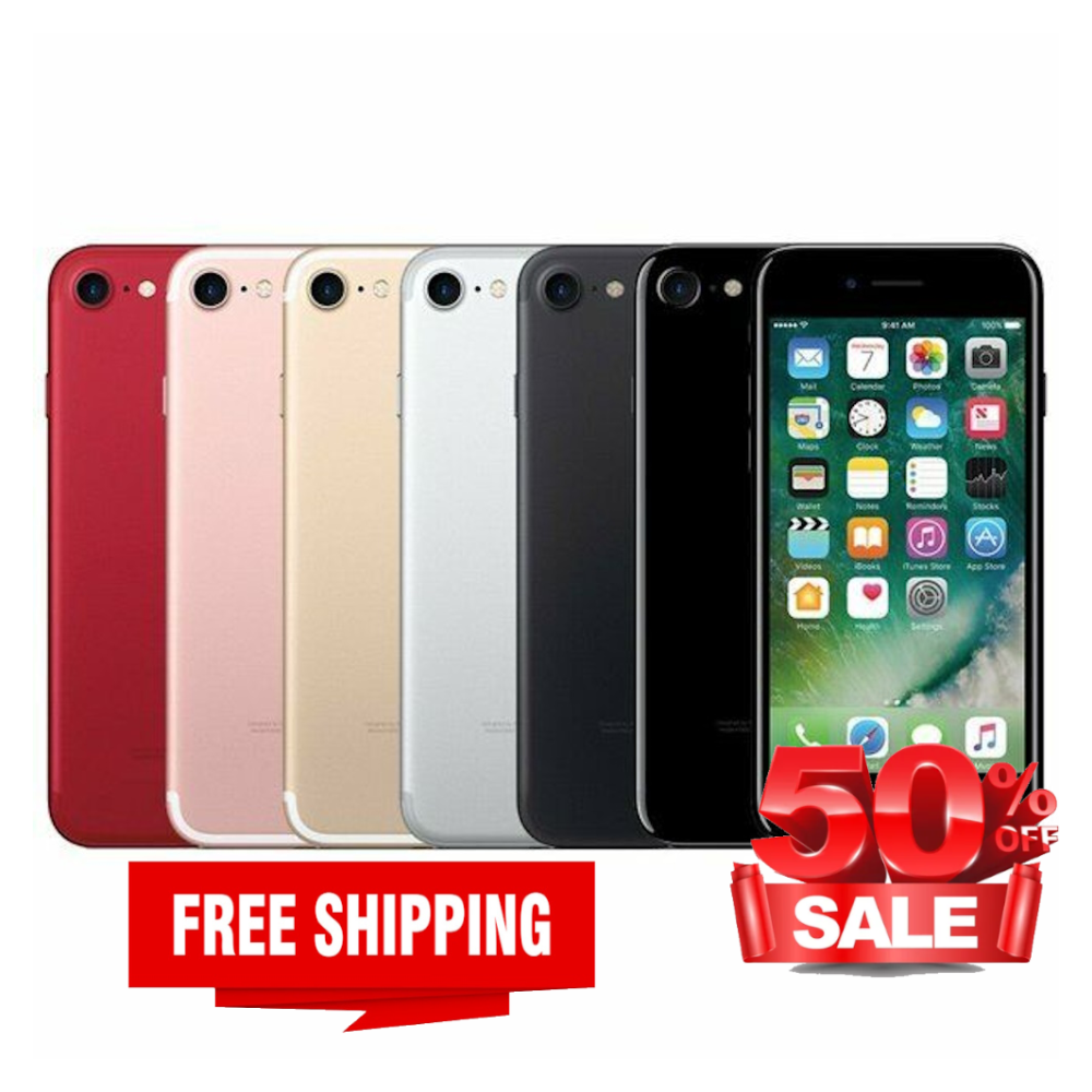 Apple iPhone 7 Silver/Gold 32GB 128GB Unlocked Verizon 4G T-Mobile