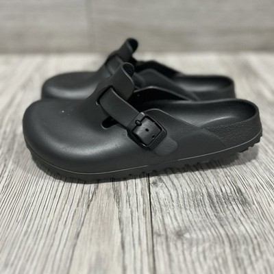 Birkenstock Boston EVA Clogs Womens US 5 EU 36 Narrow Gray Black