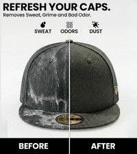 Hat Cleaner Kit for Baseball Caps Felt Cowboy Cotton Polyester Sweat Odor