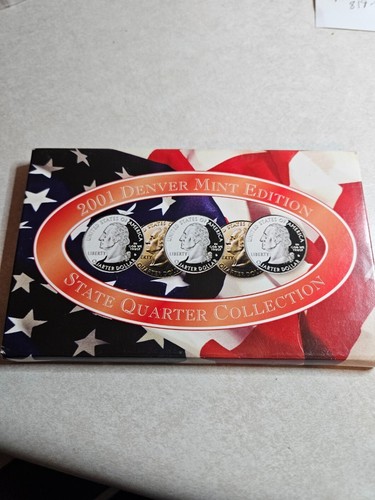 2001 Denver Mint Edition State Quarter Collection new uncirculated - Picture 2 of 7