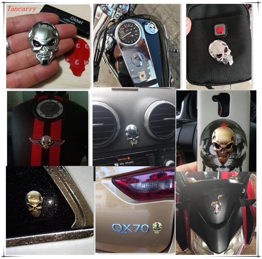 Purchase 2X 5" BLACK PUNISHER SKULL JEEP TEXT VINYL DECAL STICKERS In - Foto 5