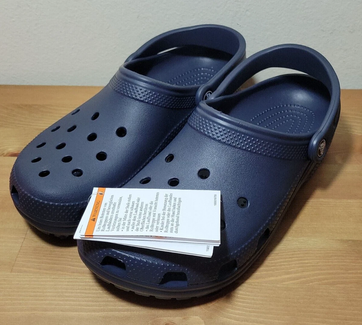 Crocs Unisex Classic Clog 10001-410 Blue Marine Size Men's 8