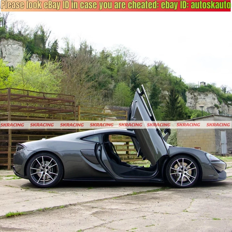 Juego de faldones laterales de fibra de carbono BodyKit para McLaren 570S 540C 570GT 16-21 Foto 4 de 4