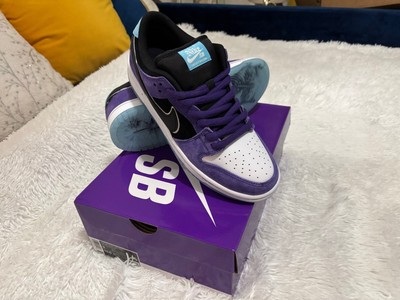 Size 9 - Nike SB Dunk Low Pro x Hayley Wilson Black/Court Purple - Fast Shipping
