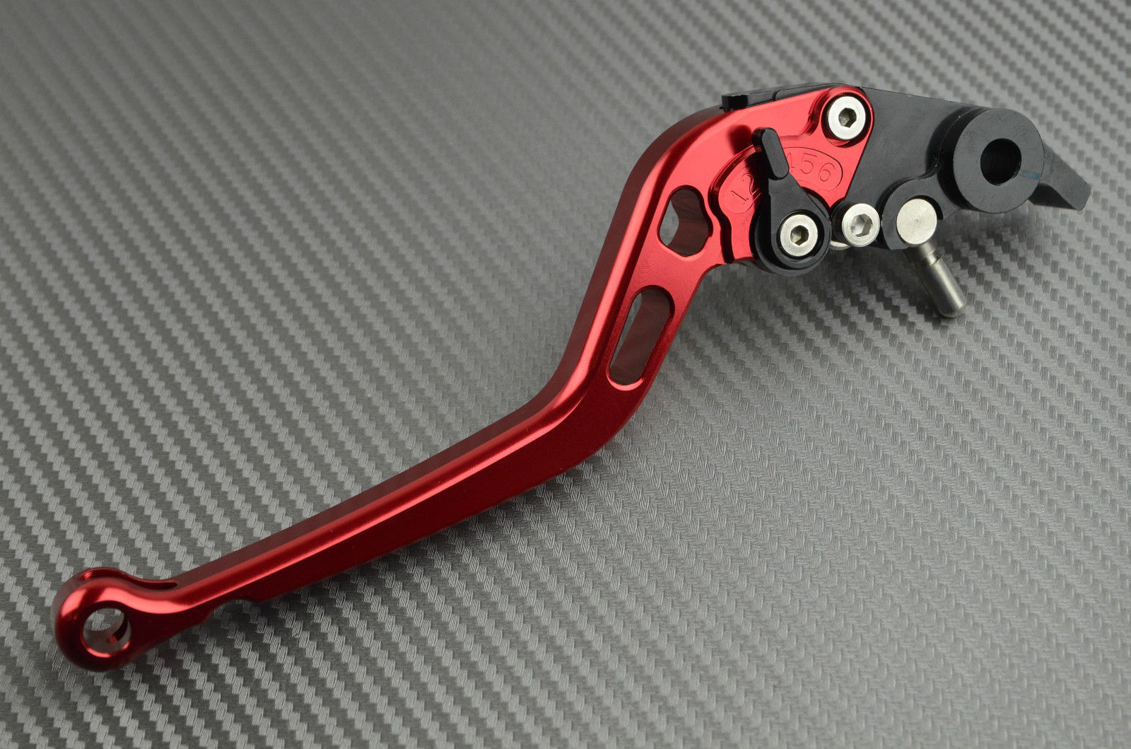 Levier long de frein CNC rouge pour Brembo PR19 19X18
