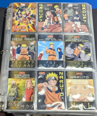 PANIN1 NARUTO NINJA RANKS 72 CARD BASE & WAY OF THE NINJA 108 BASE
