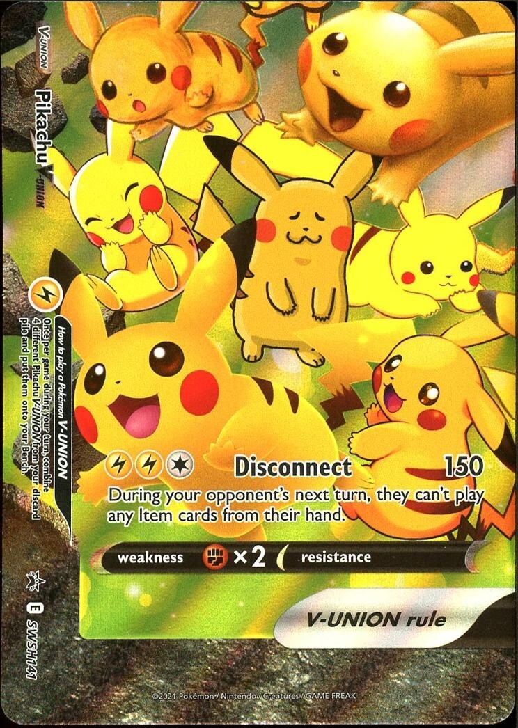 Pikachu V-União (Oversize) / Pikachu V-Union (Oversize) (SWSH139-O/71), Busca de Cards