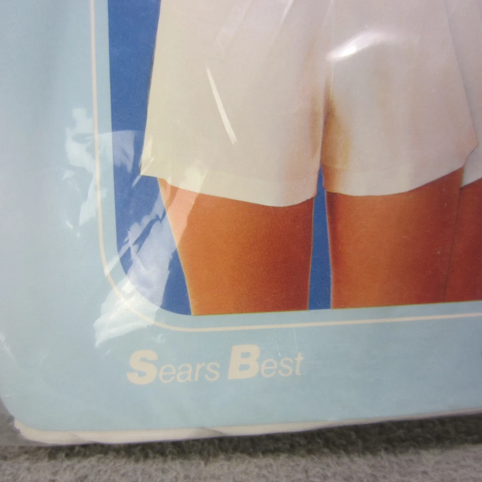 Paquete de 3 bragas vintage SEARS azul corte completo acampanadas pierna paquete talla 8 EE. UU. Foto 3 de 4