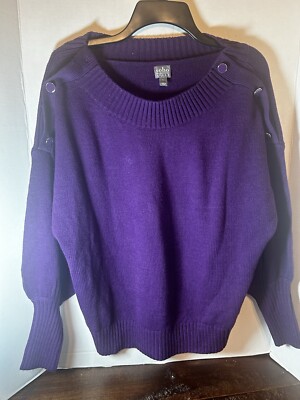 Soho NY Women s Large Purple Preppy Top