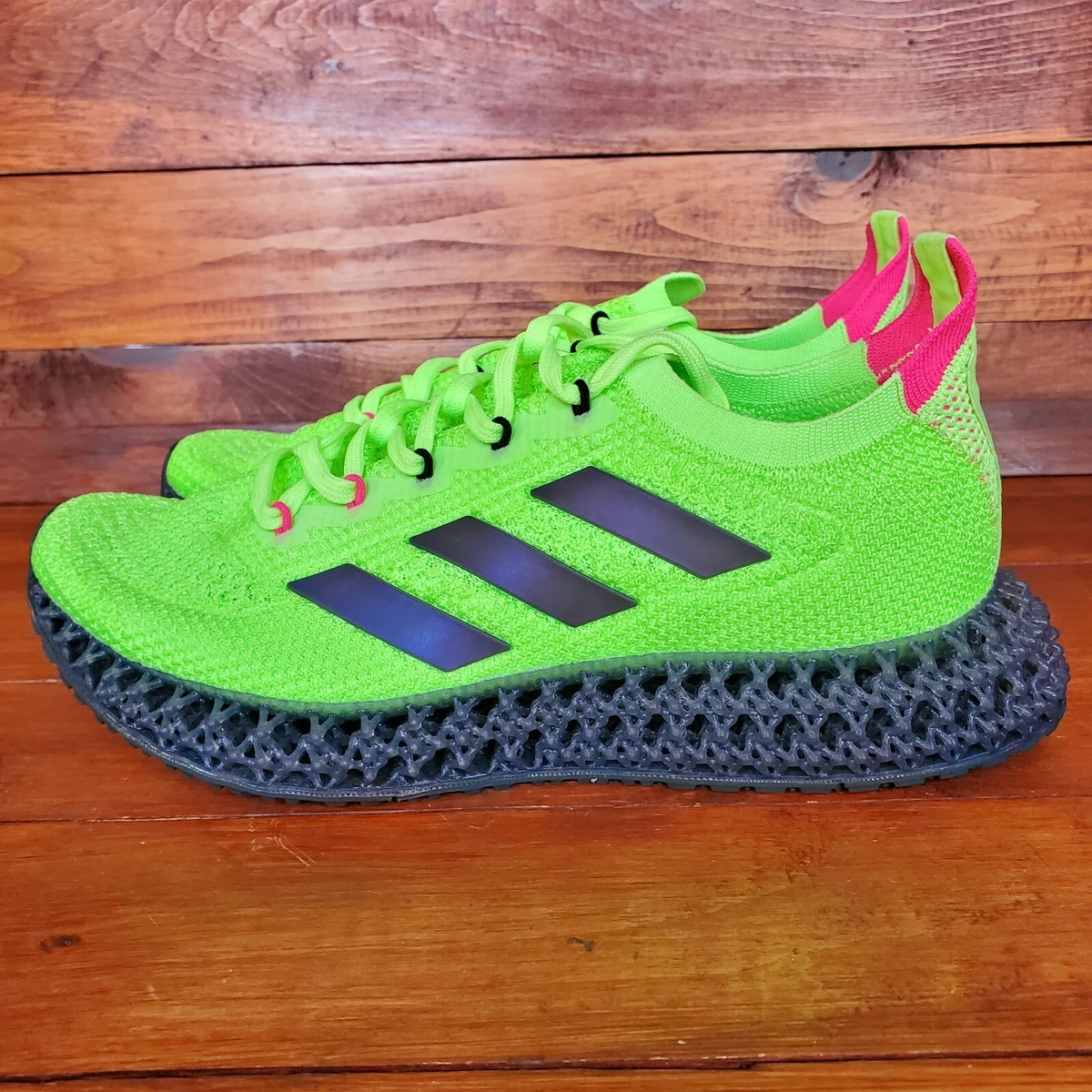 Adidas mens top neon green