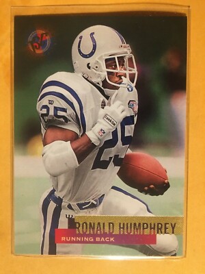 1995 Topps Stadium Club #313 Colts Ronald Humphrey Football Card