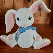 Vintage 1985 Kimble Bunny Rabbit Ceramic Painted Figure