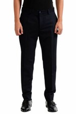 Dolce & Gabbana Men's Striped Wool Pleat Dress Pants Size 32 34 36