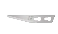 Martor REPLACEMENT SCALPEL BLADES NO: 34.50 Packed 100 each per box NO. 34