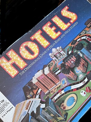 HOTELS Game *CHOOSE* REPLACEMENT BUILDINGS ~Original Pieces Parts 1987 Vintage