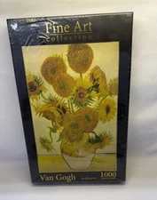 Fine Art Collection Vincent Van Gogh Sunflowers Puzzle 1000 Pcs 29.5"x19.65" NEW