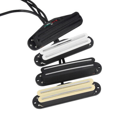 FLEOR Mini Humbucker Hot Dual Rail Tonabnehmer Keramik passend für ST-Gitarre
