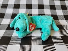 TY Beanie Baby | DIDDLEY the Green Dog | NonMint Tag