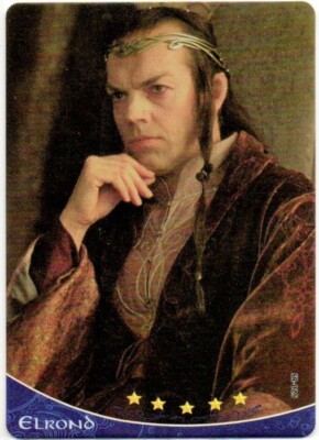 Herr der Ringe & Hobbit: Japanische SR-025 Elrond Charakterkarte