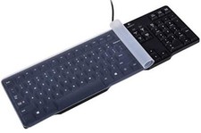 Clear Waterproof Silicone Keyboard Protector Cover Skin for Standard Size PC