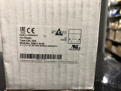 Neu Stego Touch Safe PTC Heizgebläse Typ CSL-028 02811.9-00 120V 250W - Bild 1 von 3