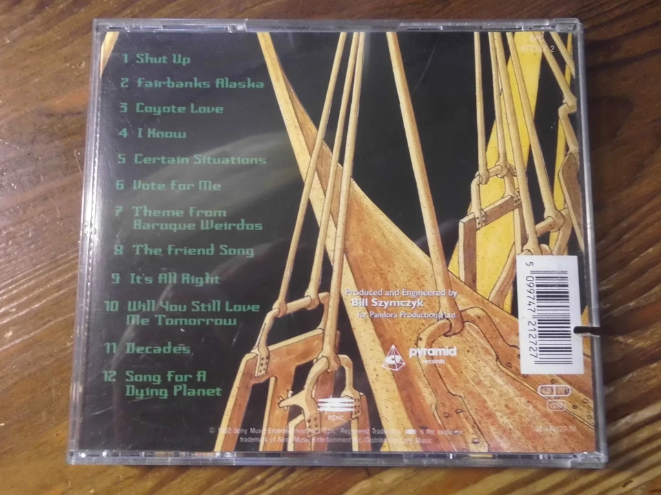 JOE WALSH CD: SONGS FOR A DYING PLANET (EUROPE;Pyramid Records – 472127 2) - Bild 3 von 3