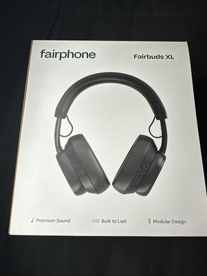 Fairphone FAIRBUDS XL HEADPHONE BLACK M, HEAD-1ZW, Brand New / Sealed