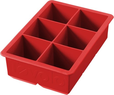 #ad Large King Craft Ice Mold Freezer Tray of 2quot; Cubes BPA Free Silicone Single $10.11