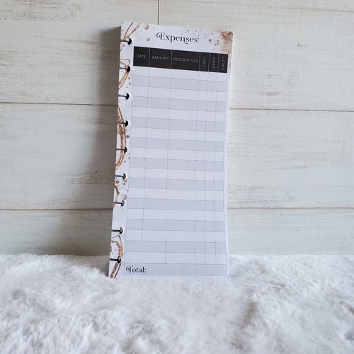 The Happy Planner Classic Half Sheet Filler Paper Budget Better Read Description