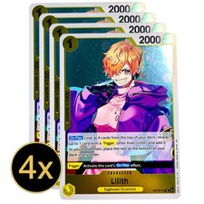 4x Lilith OP13 One Piece Foil Playset NM #OP13-113