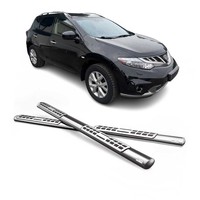 Edelstahl Seitenschweller Schwellerrohre FüR Nissan Murano 2008-2014 Silber