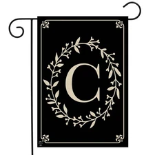 Briarwood Lane Classic Monogram Letter C Garden Flag