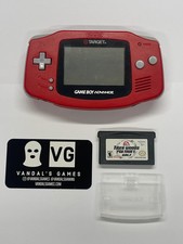 GBA - Console Red Target Edition Nintendo Gameboy Advance Tested 2915