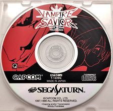 Vampire Savior (Sega Saturn, 1998) *JP Disc Only* Tested & Cleaned! US Seller