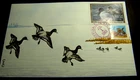 UNITED STATES HAND PAINTED FIRST DAY COVER SIGNED C & C SCOTT RW 56 AND 2283