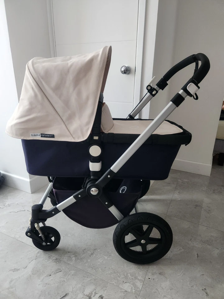 Bugaboo Cameleon 3 Classic Navy Collection With Off Pushchair Stroller Pram - Image 2 of 4