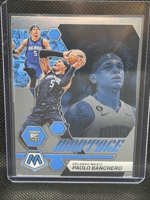 Panini 2022-23 Mosaic Paolo Banchero #19 Montage Insert Rookie Orlando Magic