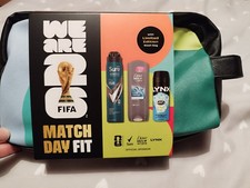 Men's FIFA 2026 Match Day Gift Set Limited Edition Wash Bag (Sure, Dove, Lynx)