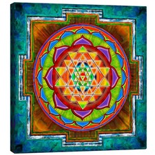 Leinwandbild Intuition Sri Yantra - Artwork II - Dirk Czarnota