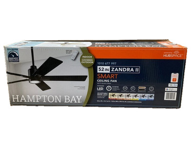 Hampton Bay Zandra 2 Hubspace Fan 1010677997 Indoor/Outdoor 52