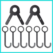 Steel Target Hanger, AR500 Steel Target Stand Kit & Hooks for 1 Inch EMT Conduit