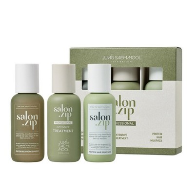 JUNGSAEMMOOL Salon.zip Home Clinic Mini Trial Kit Shampoo+Treatment+Milk Pack